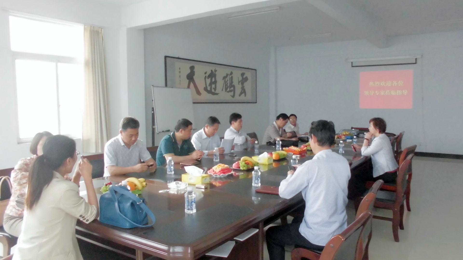 省政府領(lǐng)導一行到我司進行考察、指導